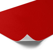 Poster mit der Flagge von Utah, USA (Ecke)