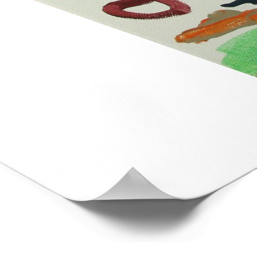 Poster mit Dreifachgefahr (Ecke)