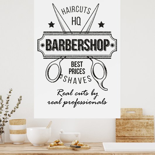 Poster mit echten Schnitten (Küche)