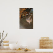 Poster mit Edgar Degas Malerei (Küche)