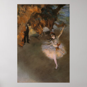 Poster mit Edgar Degas Malerei