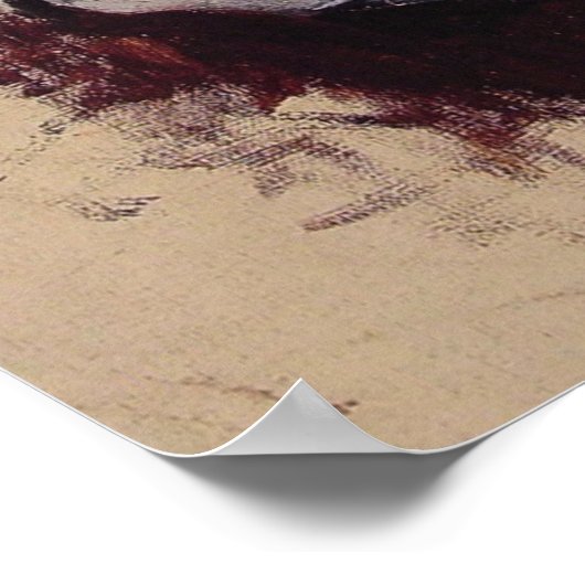 Poster mit Edwin Lord Weeks Gemälde (Ecke)