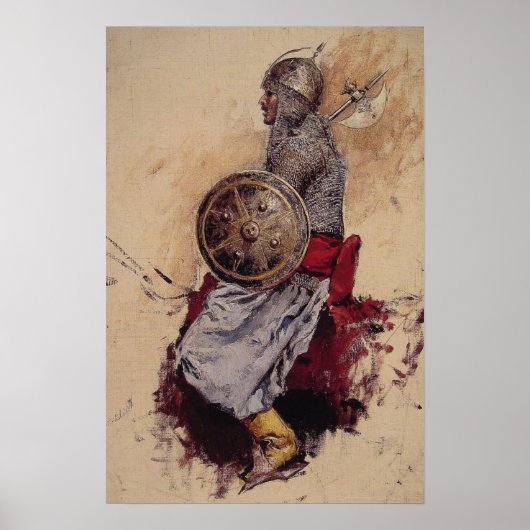 Poster mit Edwin Lord Weeks Gemälde (Vorne)