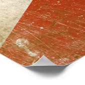 Poster mit Fahne aus Florida (Ecke)