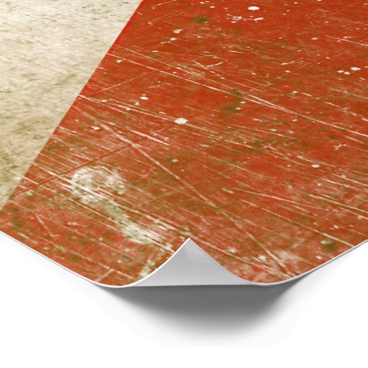 Poster mit Fahne aus Florida (Ecke)