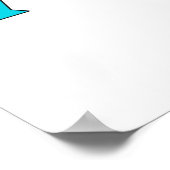 Poster mit Flag der Jungfrau Islands, USA. (Ecke)