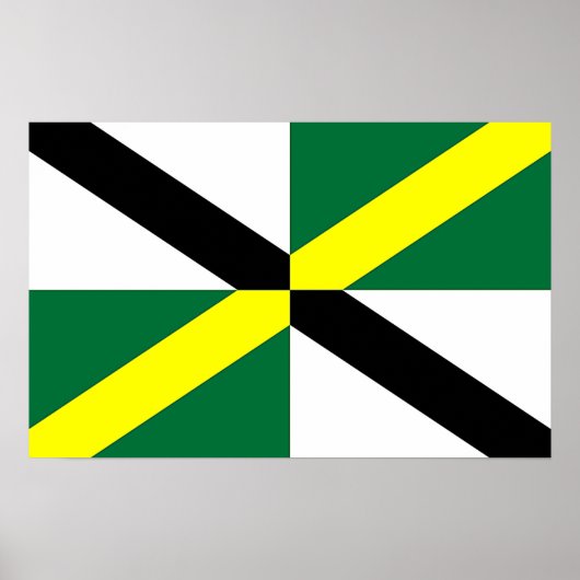 Poster mit Flag Monterey, Kalifornien, USA (Vorne)