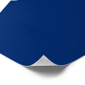 Poster mit Flag von Texas, USA. (Ecke)