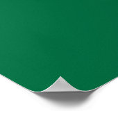 Poster mit Flagge Ghanas (Ecke)