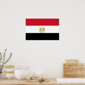 Poster mit Flagge in Ägypten (Küche)