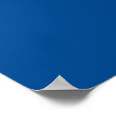 Poster mit Flagge von Ottawa, Kanada (Ecke)
