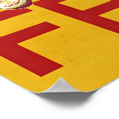 Poster mit frischen Früchten vom Bauernhof Retro B (Ecke)