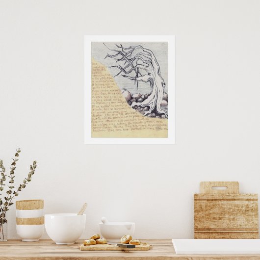 Poster mit Gedicht (Küche)