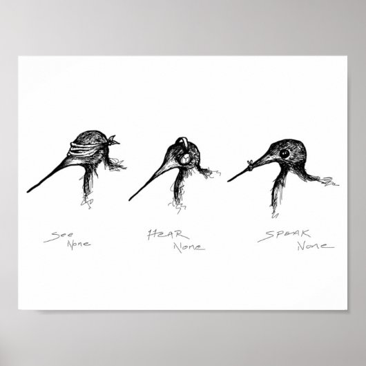 Poster mit Goldenen Regeln (Vorne)