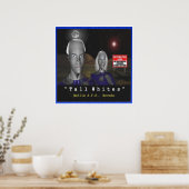 Poster mit großen weißen Außerirdischen (Küche)