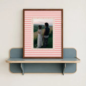 Poster mit hellrosa Herzrand - individuelles Gesch