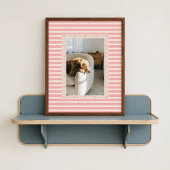 Poster mit hellrosa Herzrand - individuelles Gesch