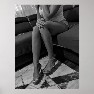 Poster mit hohen Absätzen