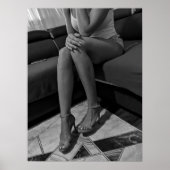 Poster mit hohen Absätzen (Vorne)