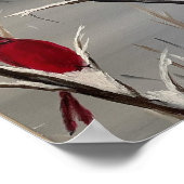 Poster mit Kardinälen (Ecke)