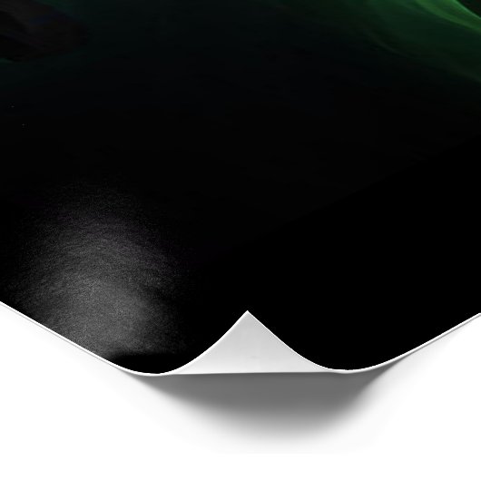 Poster mit kraftvollem Motivationsspruch (Ecke)