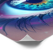 Poster mit liebendem Auge der tiefen Weisheit (Ecke)