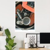 Poster mit Maschinenabstraktion (Heimbüro)