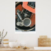 Poster mit Maschinenabstraktion (Küche)