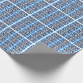 Poster mit mehreren Porträts von Delfinen Geschenkpapier (Ecke)