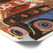 Poster mit Paris Art Deco Print aus den 20er Jahre (Ecke)