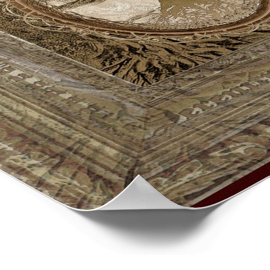 Poster mit positiven Gedanken (Ecke)