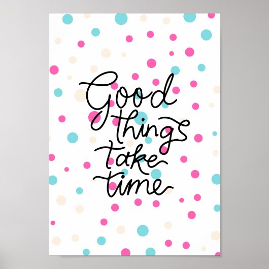 Poster mit positiven Schwingungen (Vorne)