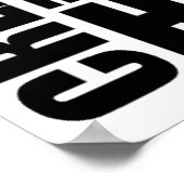 Poster mit positiven Worten (Ecke)