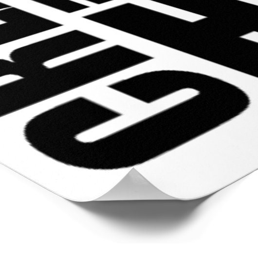 Poster mit positiven Worten (Ecke)