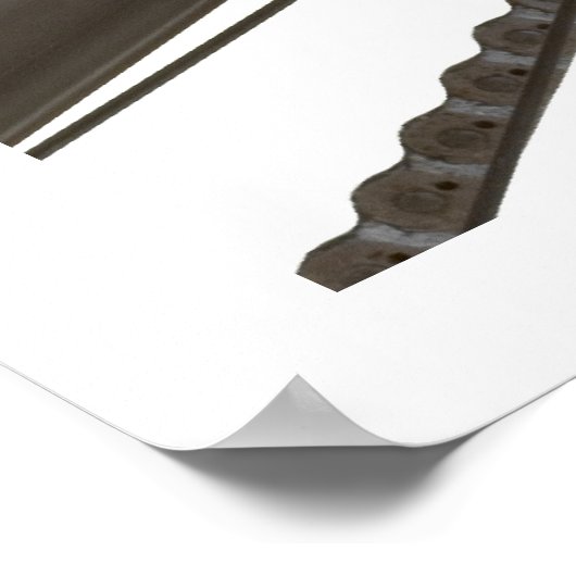 Poster mit Radhub (Ecke)