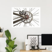 Poster mit Radhub (Heimbüro)