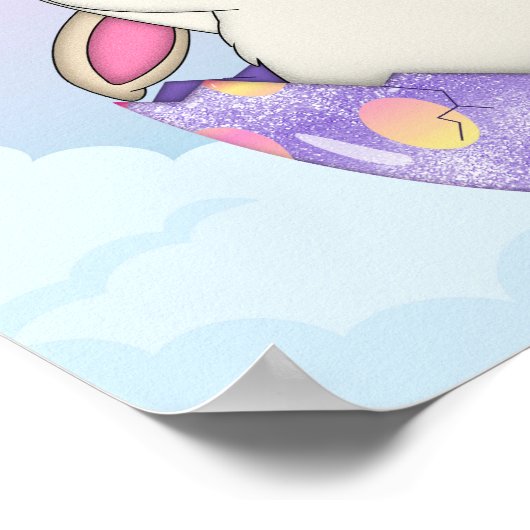 Poster mit Regenbogen (Ecke)