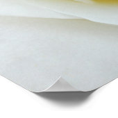 Poster mit Rosa Blume (Ecke)