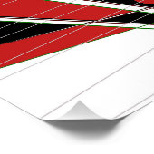 Poster mit rotem Auge (Ecke)