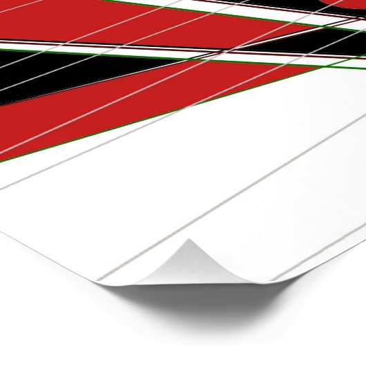 Poster mit rotem Auge (Ecke)