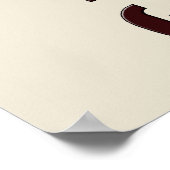 Poster mit schlechter Einstellung (Ecke)