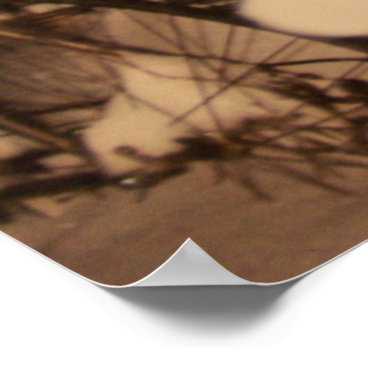 Poster mit schönem Winterbild (Ecke)