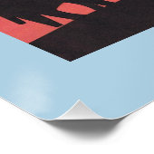 Poster mit Silhouetten von Elefanten und einem Pal (Ecke)