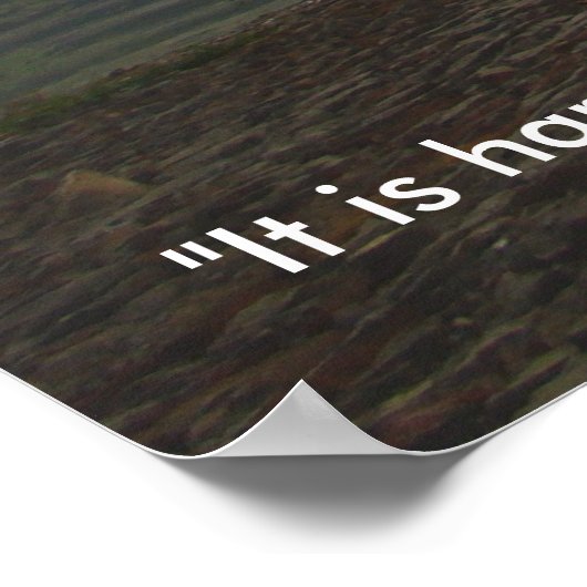 Poster mit Theodore Roosevelt Zitat (Ecke)