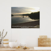 Poster mit Theodore Roosevelt Zitat (Küche)