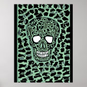 Poster mit Totenkopf-Design (Vorne)