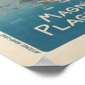 Poster mit Vintage Poster Print aus Frankreich (Ecke)