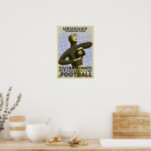 Poster mit Vintager Copa de America Soccer Print (Küche)