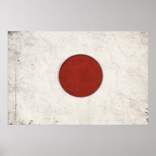 Poster mit Vintager Fahne aus Japan (Vorne)
