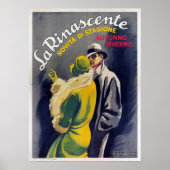 Poster mit Vintager italienischer Modedrucke (Vorne)